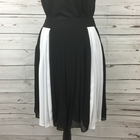Worthington Color Block Pleated Skirt, Size 12 - Picture 1 of 6